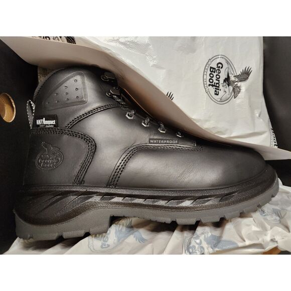 Georgia Boot Men’s 8.5 Wide Alloy Toe Waterproof Work Boots Puncture‑Resistant main image 10